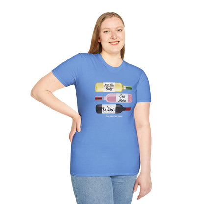 Hit Me Baby One More Wine Unisex Softstyle T-Shirt