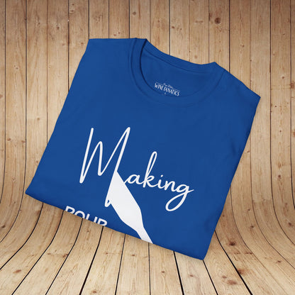 Making Pour Decisions Unisex Softstyle T-Shirt
