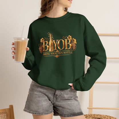 BYOB Bring Your Own Bottle Sweatshirt