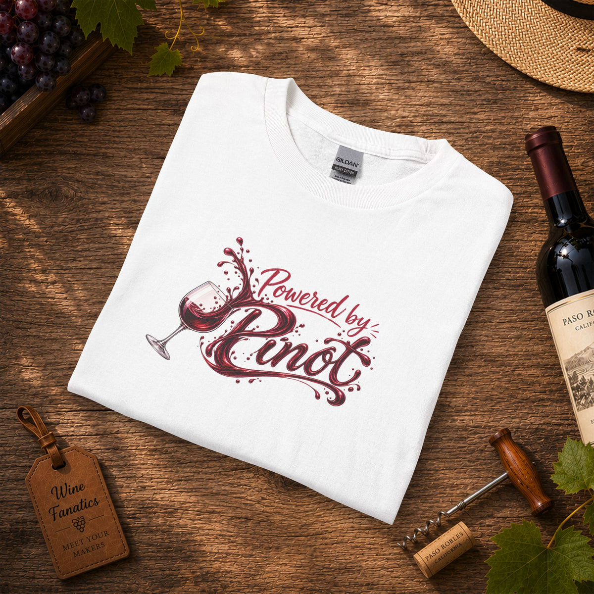 Powered By Pinot Long Sleeve T-Shirt