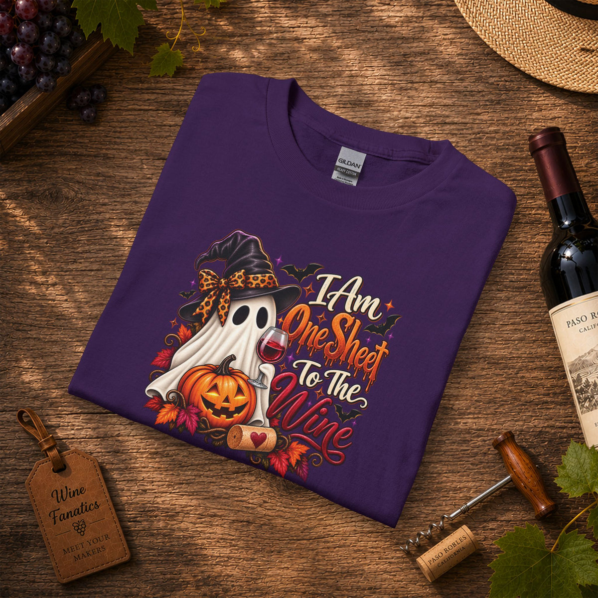 I Am One Sheet To The Wine Long Sleeve T-Shirt