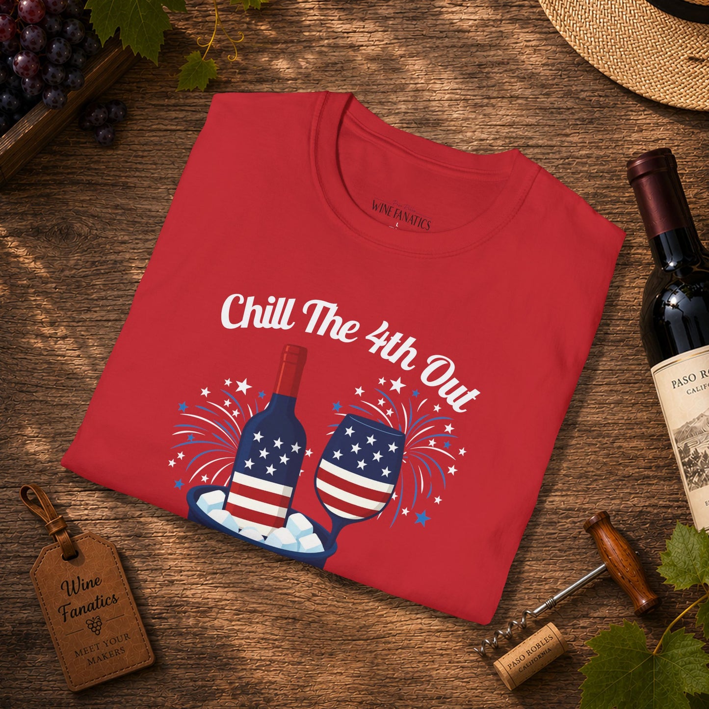 Chill The 4th Out Unisex Softstyle T-Shirt