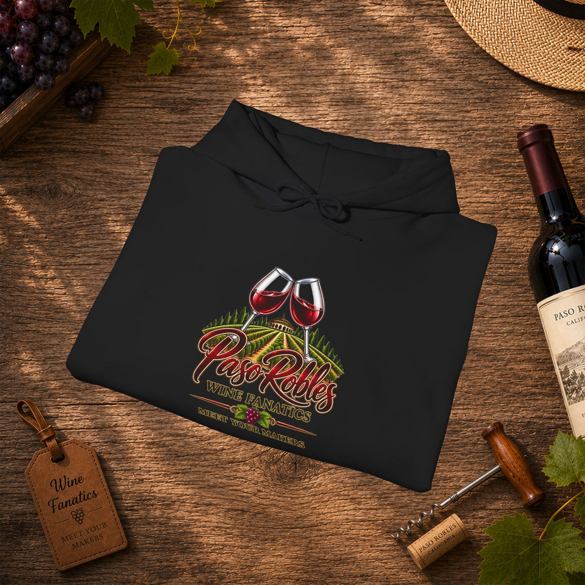 A Toast To Paso Robles Wine Fanatics Hoodie
