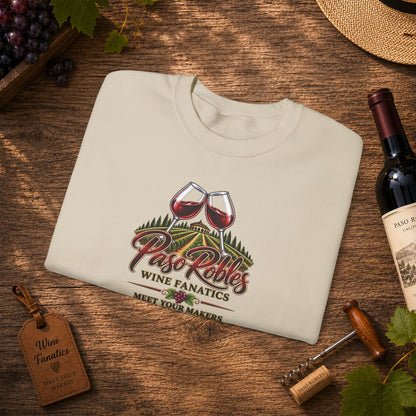 A Toast To Paso Robles Wine Fanatics Sweatshirt