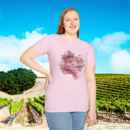 This Is My Wine Tasting Shirt (stain) Unisex Softstyle T-Shirt