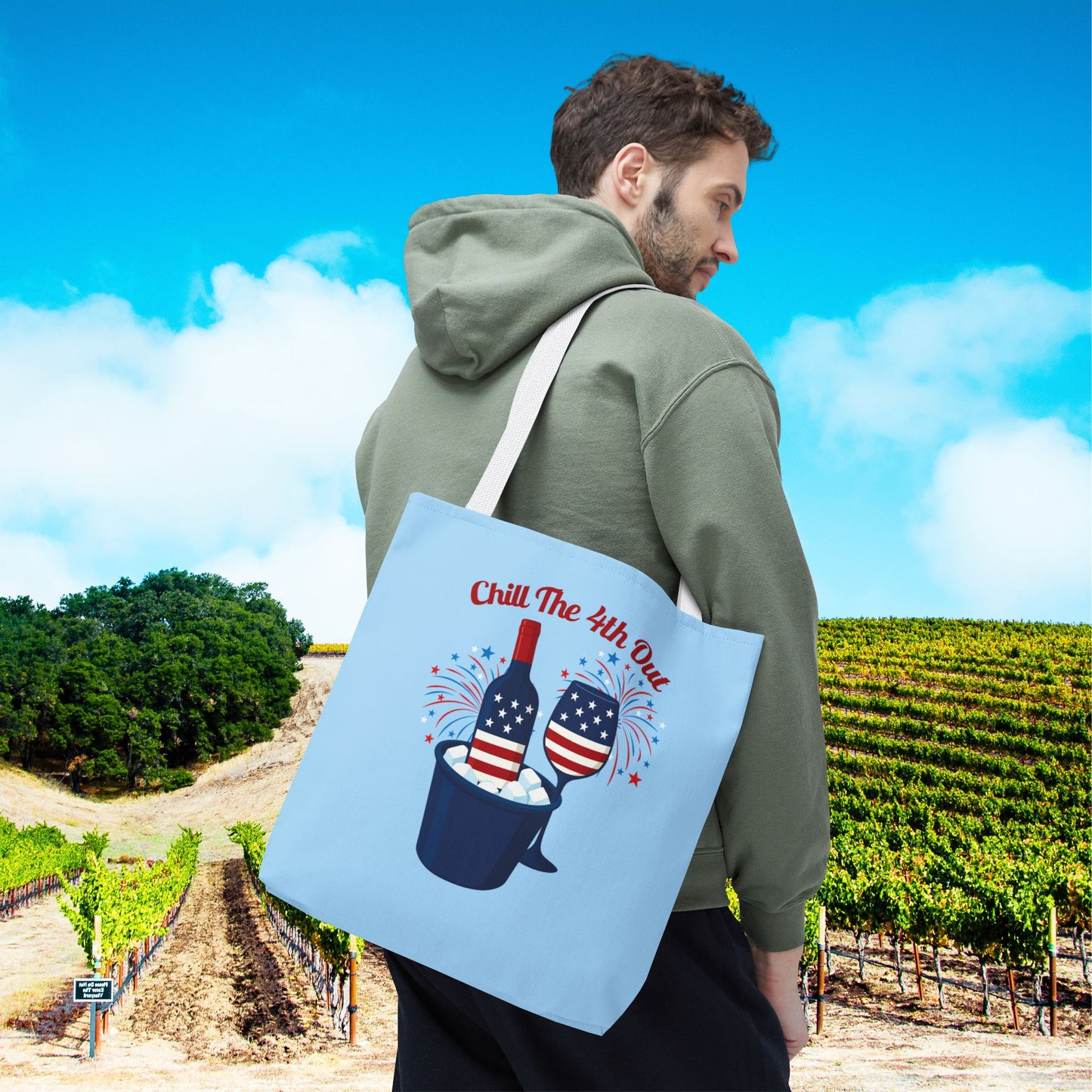 Chill The 4th Out Tote Bag