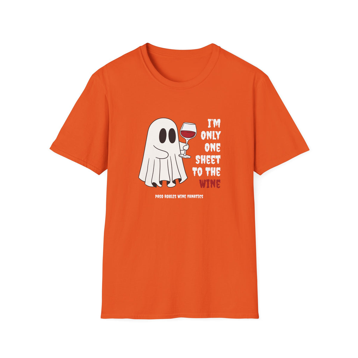One Sheet To The Wine Unisex Softstyle T-Shirt