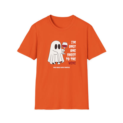 One Sheet To The Wine Unisex Softstyle T-Shirt
