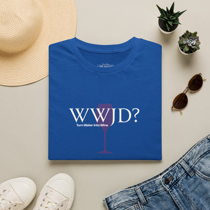 WWJD? Turn Water Into Wine Crewneck Tee