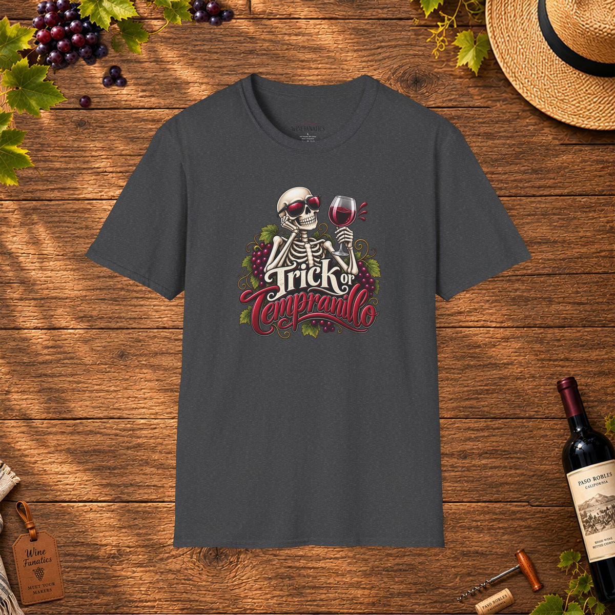 Trick Or Tempranillo Crewneck T-Shirt