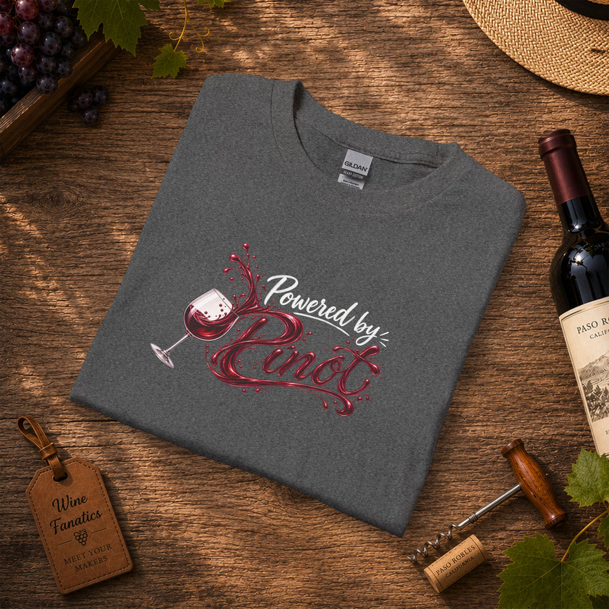 Powered By Pinot Long Sleeve T-Shirt