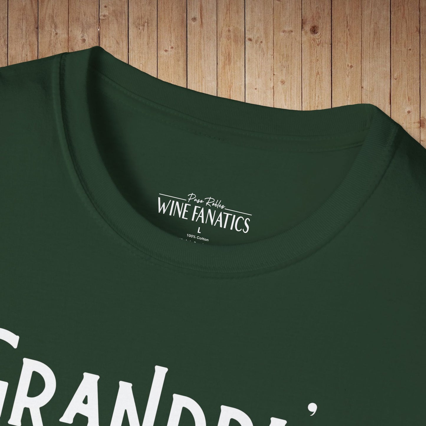 Grandpa's Reason To Wine Personalized T-Shirt