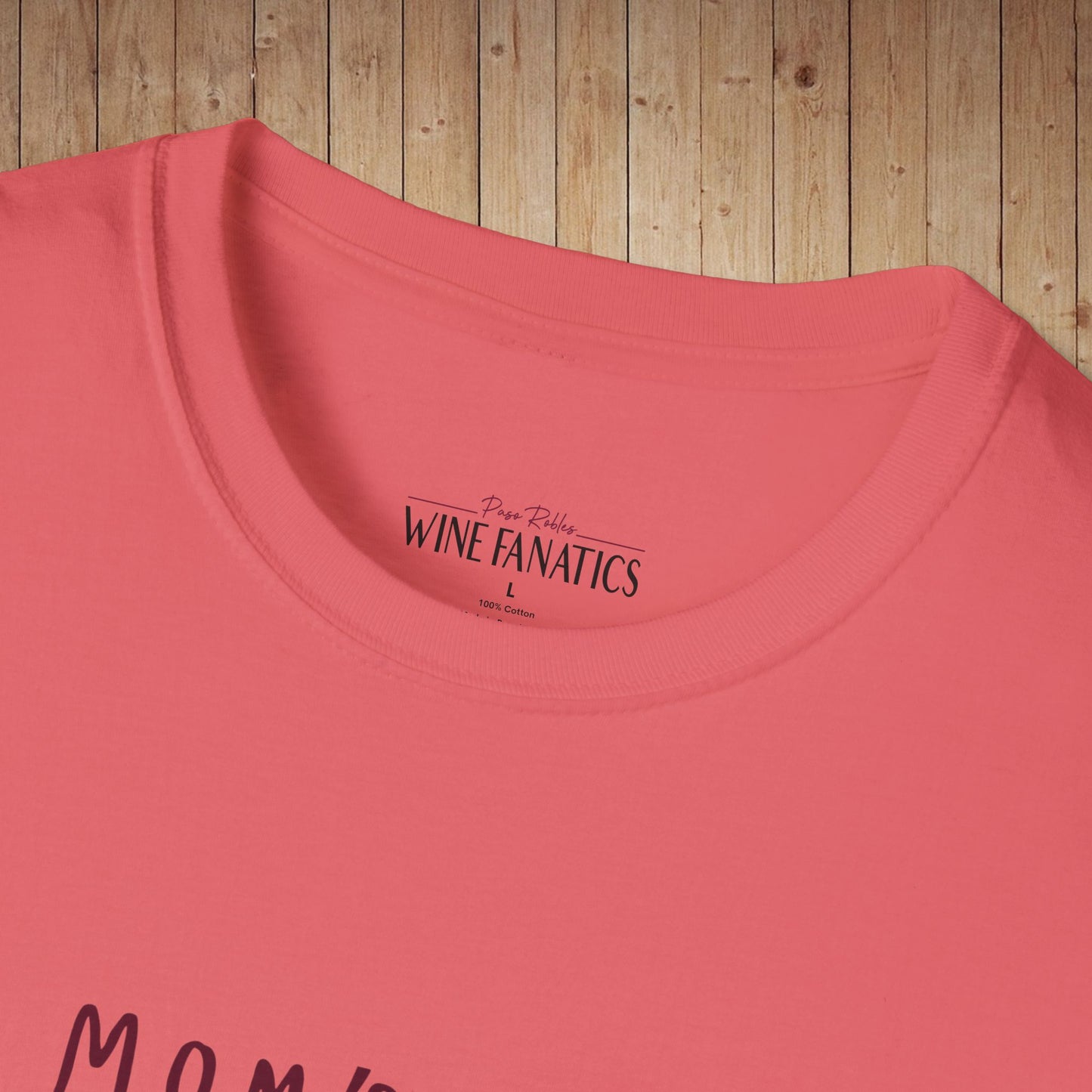 Mom's sanity brought to you by Coffee & Wine Personalized Tee