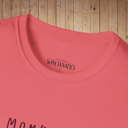 Mom's sanity brought to you by Coffee & Wine Personalized Tee