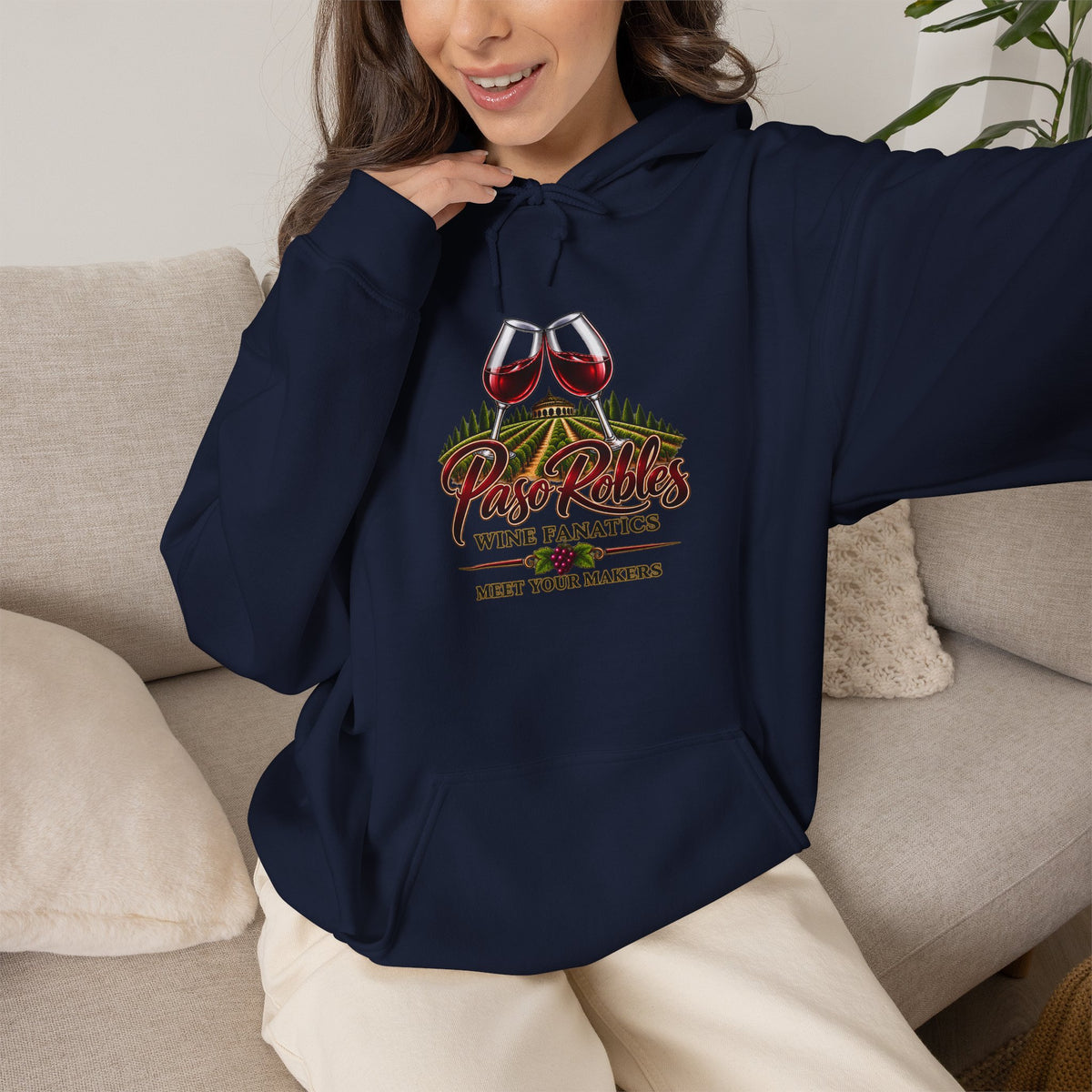A Toast To Paso Robles Wine Fanatics Hoodie
