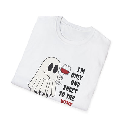 One Sheet To The Wine Unisex Softstyle T-Shirt