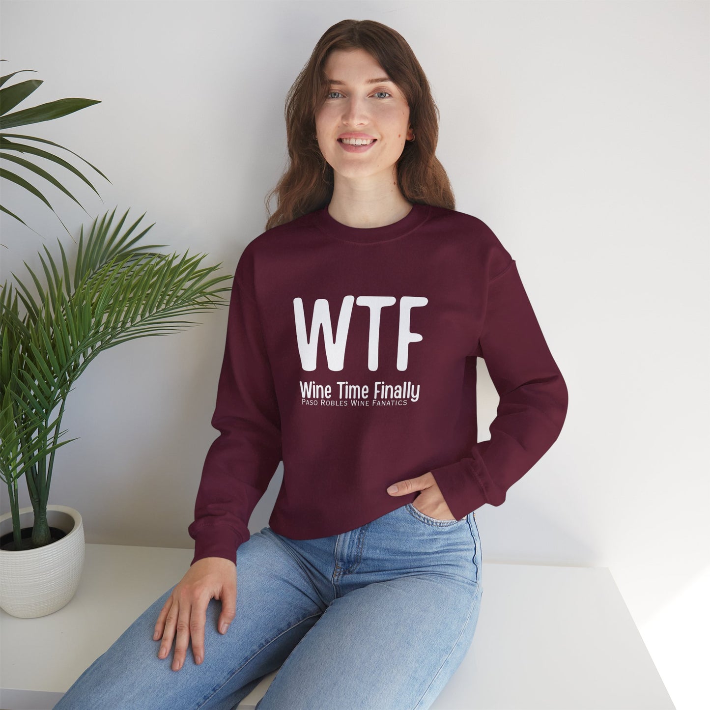 WTF Wine Tasting Finally Sweatshirt