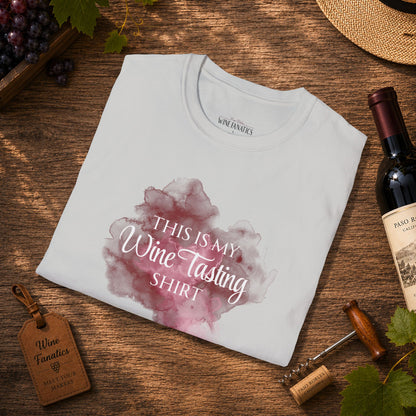 This Is My Wine Tasting Shirt (stain) Crewneck T-Shirt