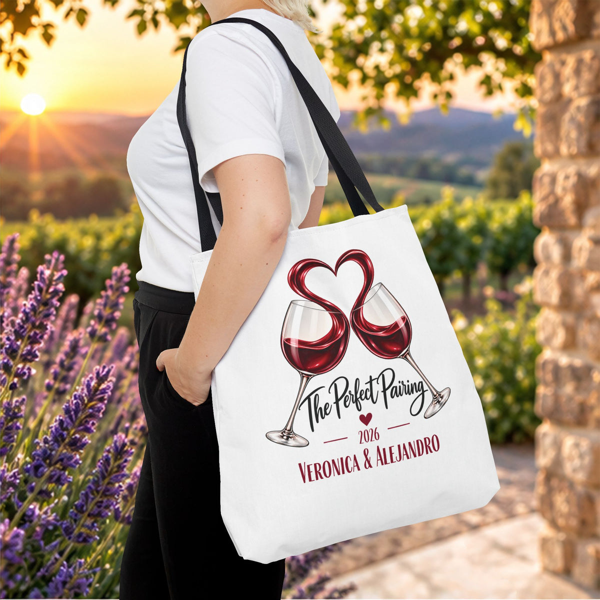 The Perfect Pairing Personalized Tote Bag