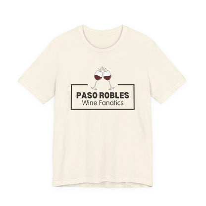 Paso Robles Wine Fanatics Logo Unisex Tee