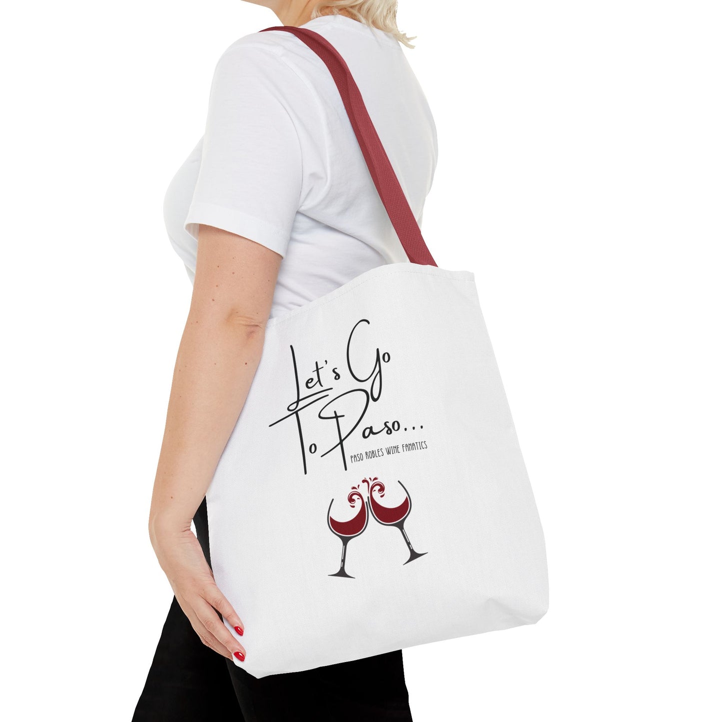 Paso Robles Wine Fanatics Tote Bag -   Logo Design