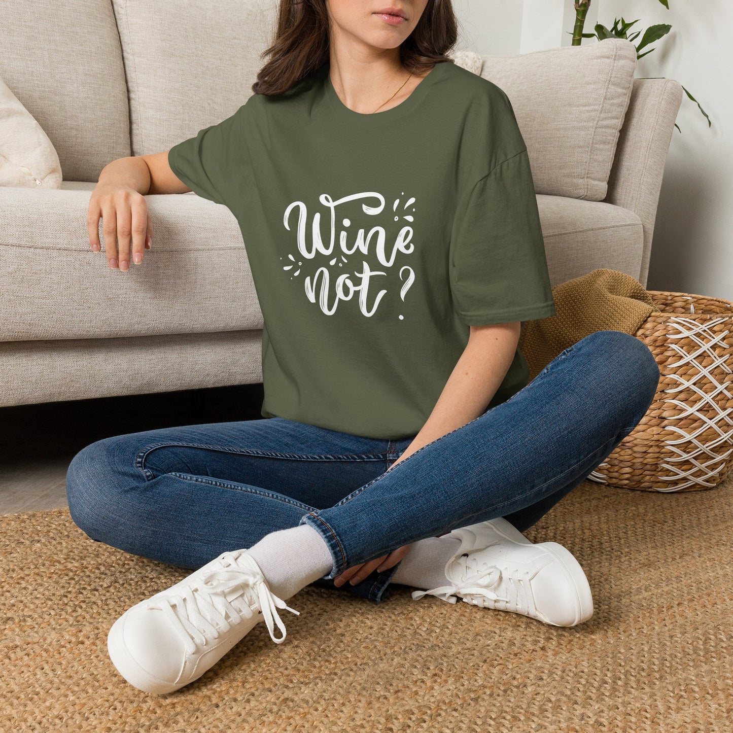 Wine Not? Crewneck Tee