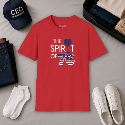 The Spirit of 76 Independence Day Unisex Softstyle T-Shirt