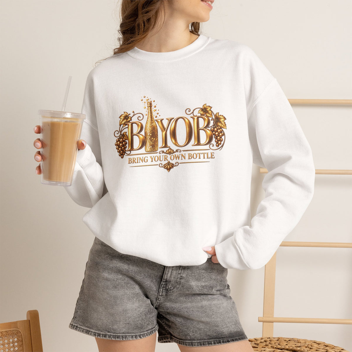 BYOB Bring Your Own Bottle Sweatshirt