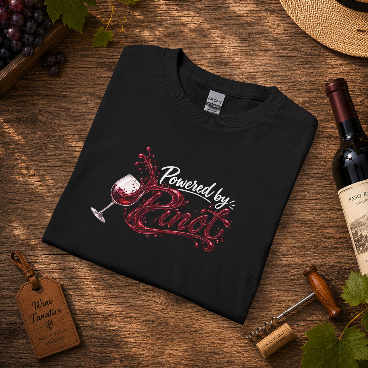 Powered By Pinot Long Sleeve T-Shirt