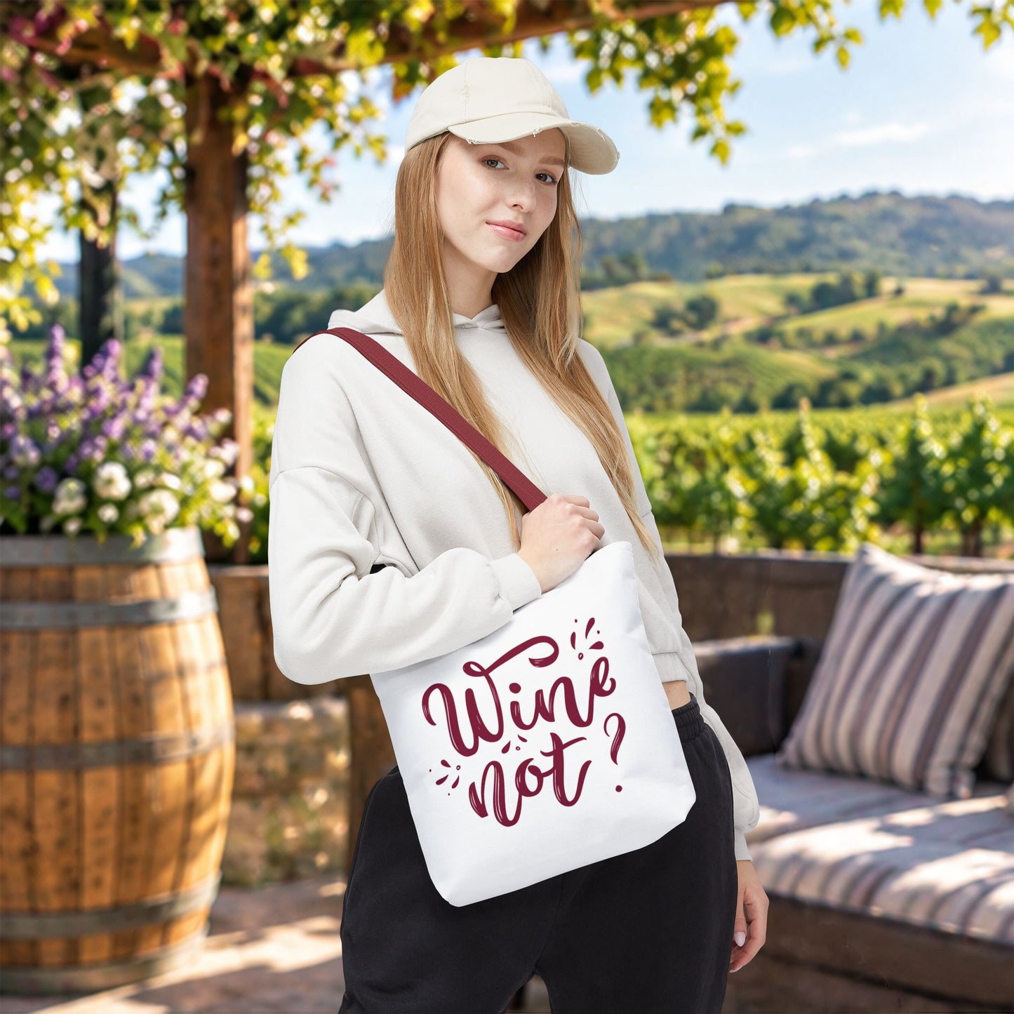 Copy of Wine Not? Tote Bag
