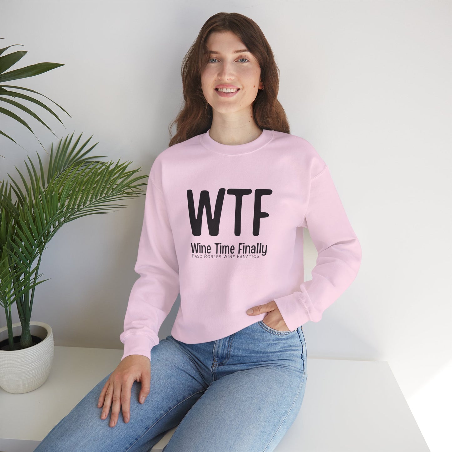 WTF Wine Tasting Finally Sweatshirt