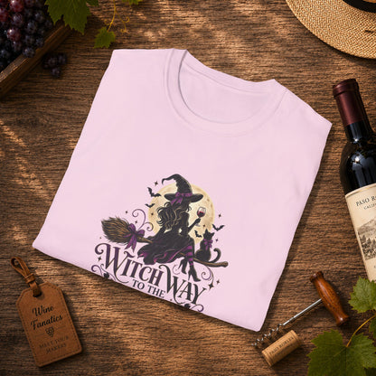 Witch Way To The Wine Unisex Softstyle T-Shirt