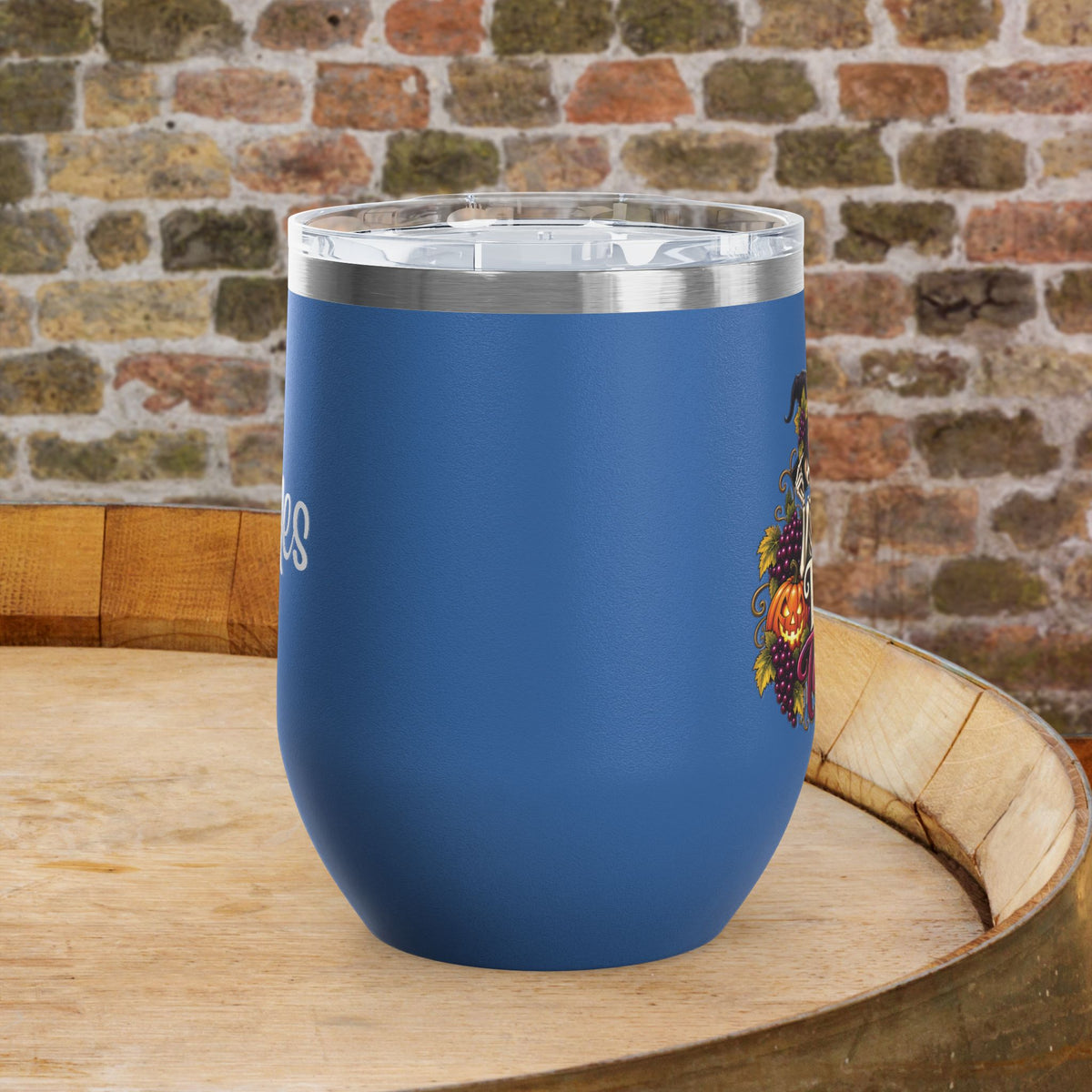 Trick Or Tannat 12oz Personalized Wine Tumbler