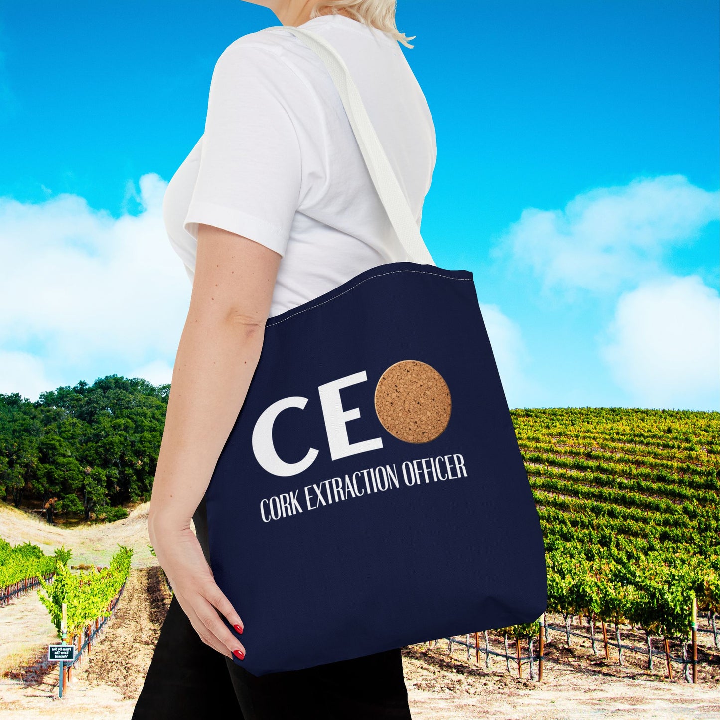 CEO - Cork Extraction Officer Personalized Tote Bag