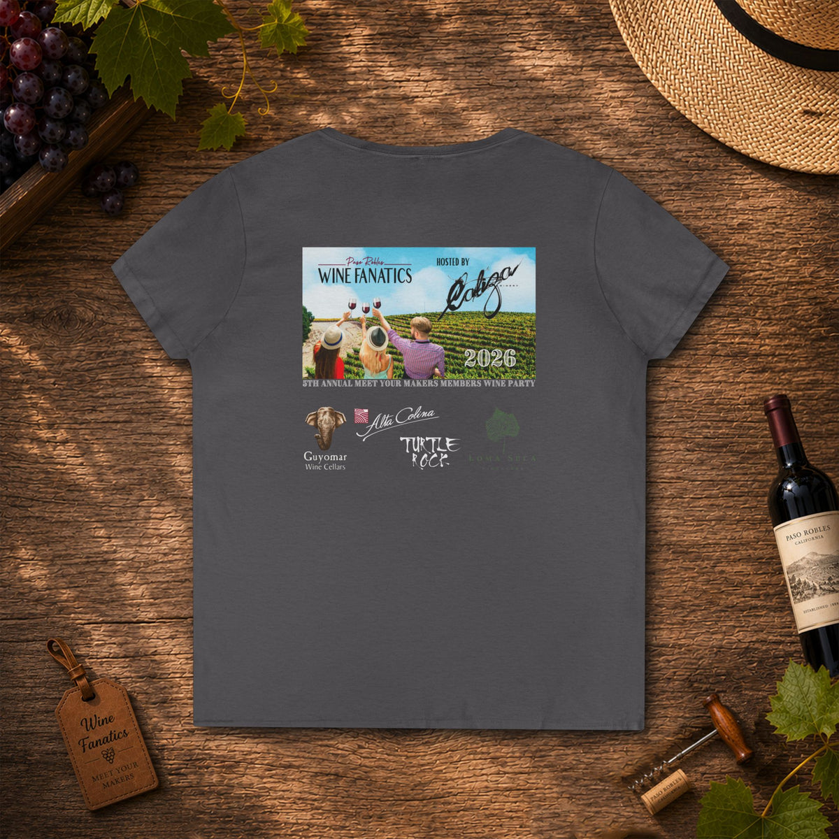 PRWF 2026 Commemorative Meet Your Makers Party Ladies V-Neck T-Shirt