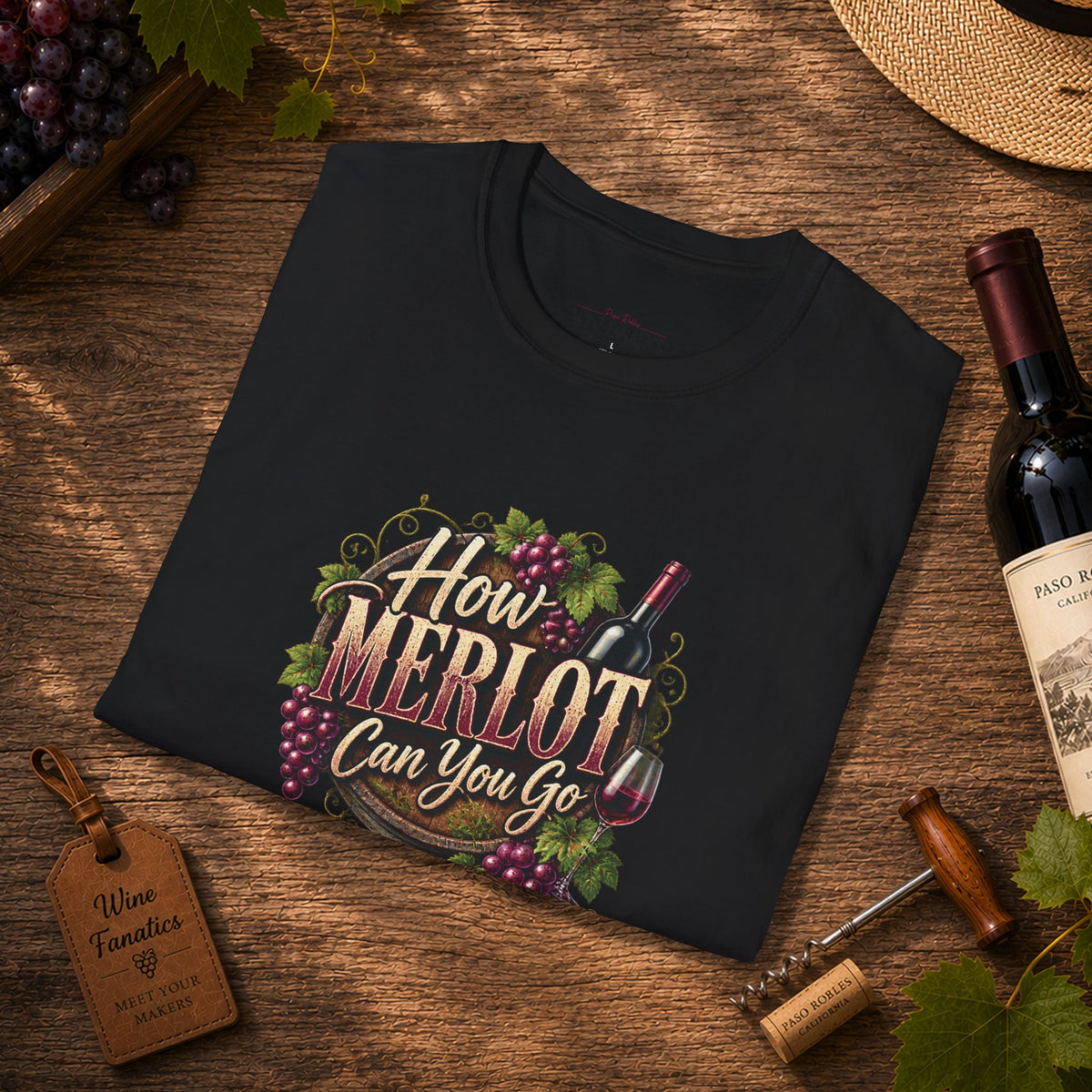 How Merlot Can You Go Crewneck T-Shirt