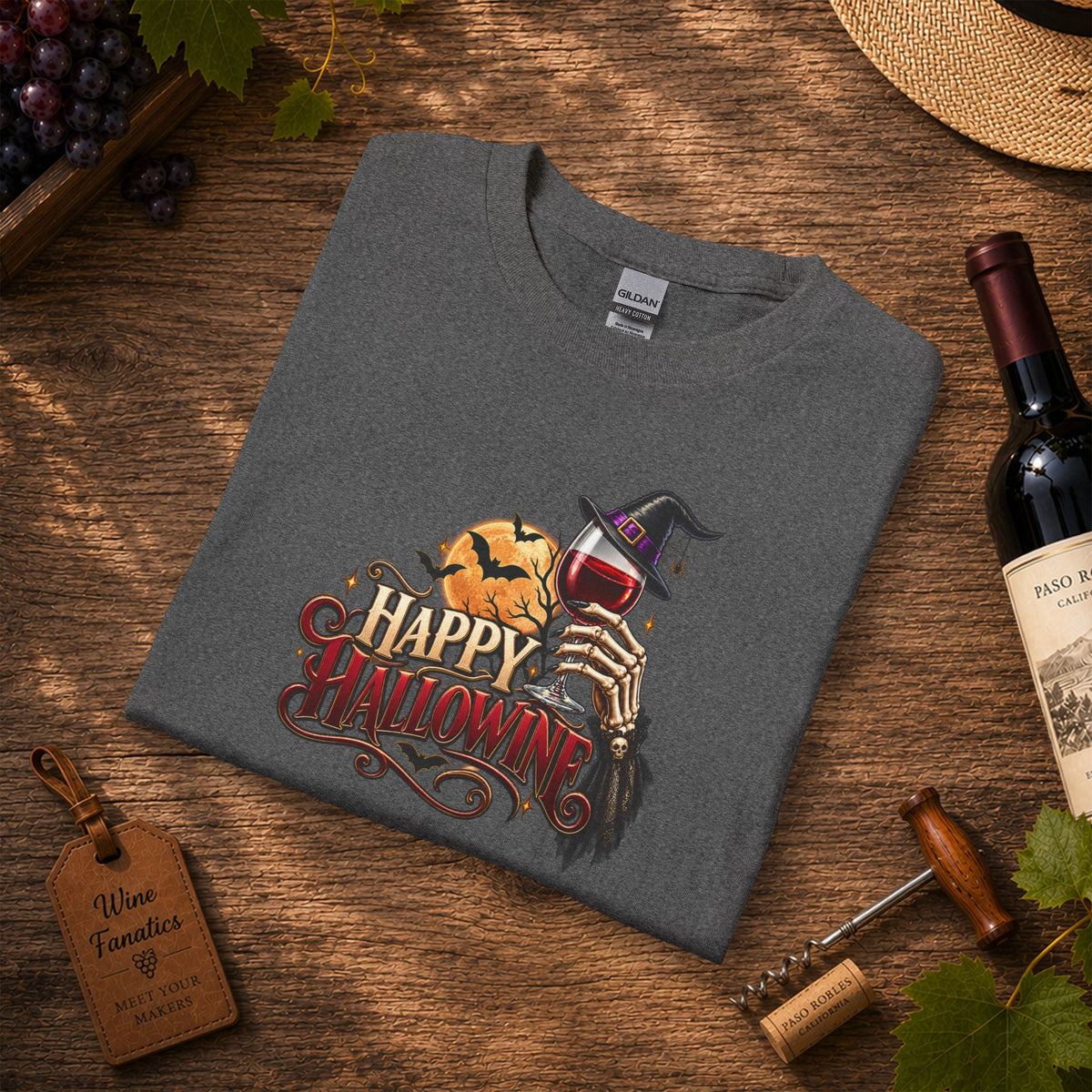Happy Hallowine Long Sleeve T-Shirt
