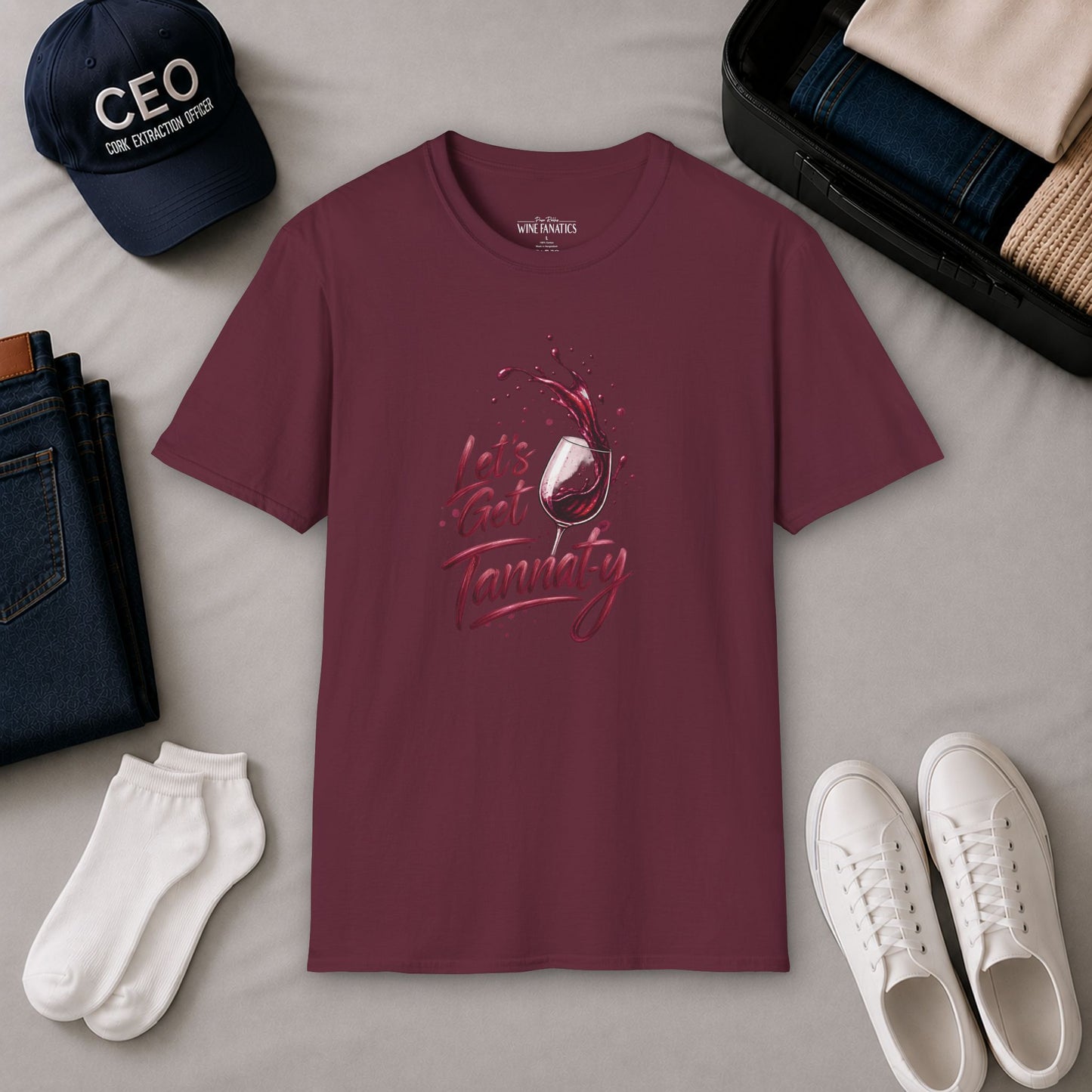 Let's Get Tannat-y  Crewneck Tee