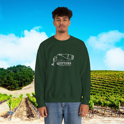 Spitters are Quitters Wine Sweatshirt