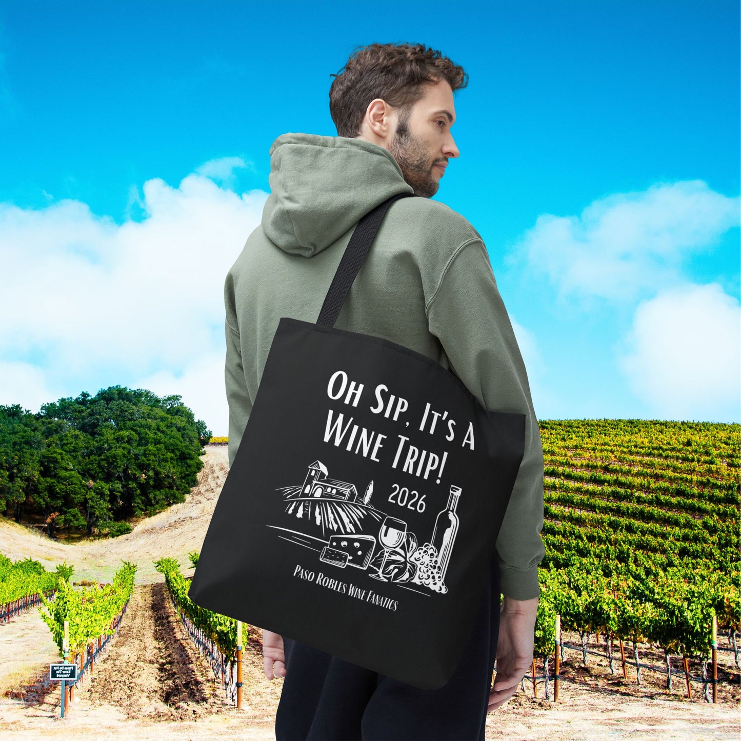 Oh Sip It's A Wine Trip 2026 Tote Bag
