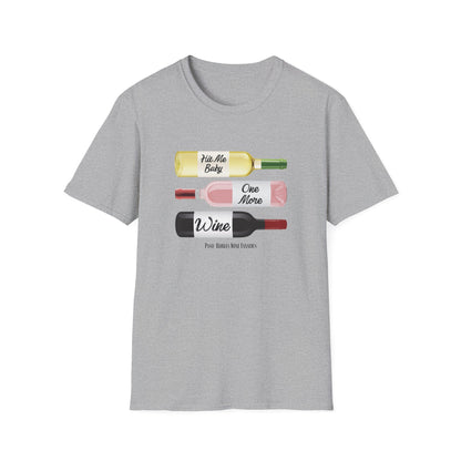 Hit Me Baby One More Wine Unisex Softstyle T-Shirt