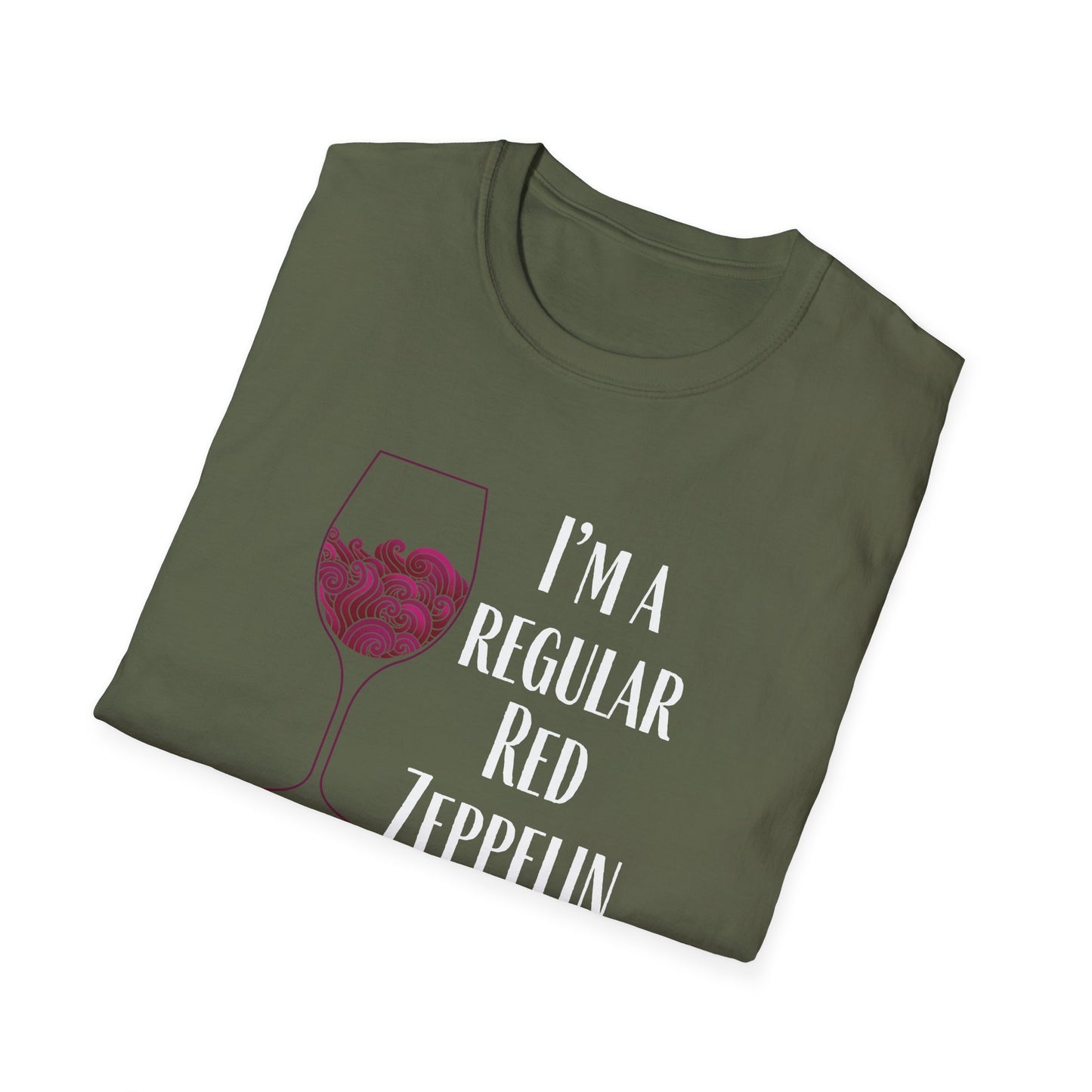 I'm A Regular Red Zeppelin Unisex Softstyle T-Shirt