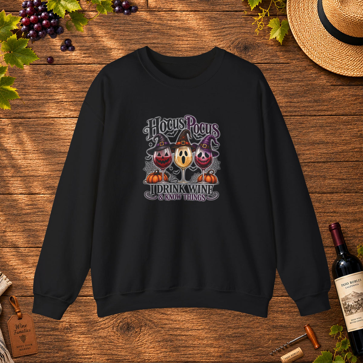 Hocus Pocus I Drink Wine & Know Things Sweatshirt