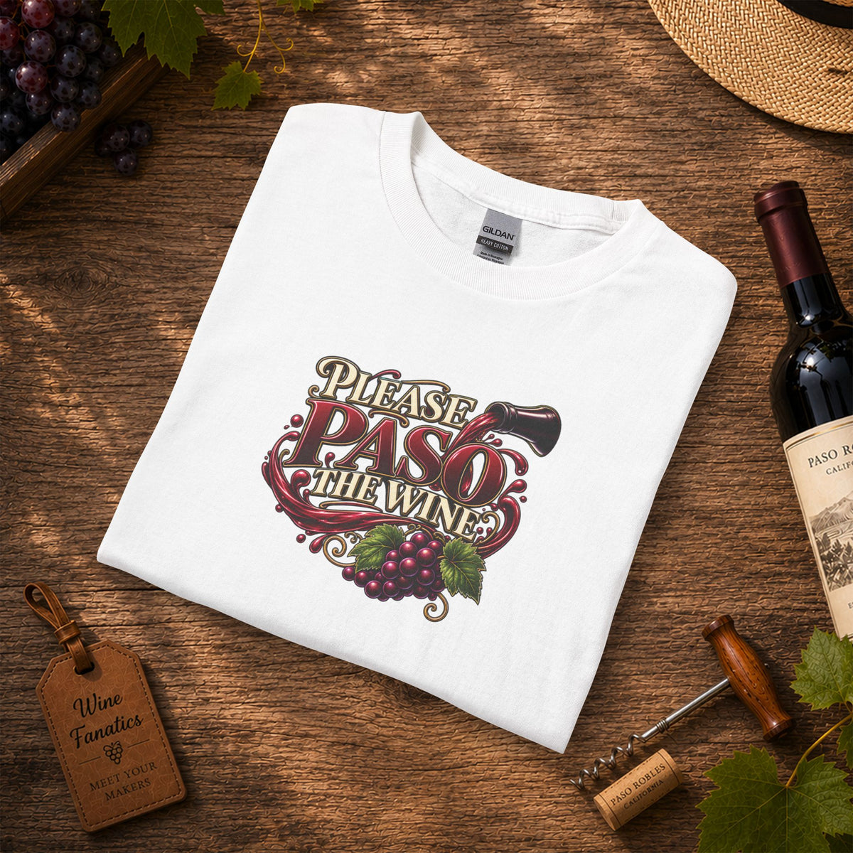 Please Paso The Wine Long Sleeve T-Shirt