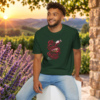 Oh Sip It's A Wine Trip Personalized Crewneck Tee