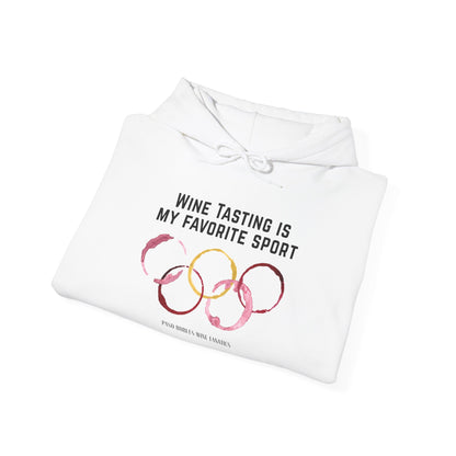 Wine Tasting Is My Favorite Sport Hoodie