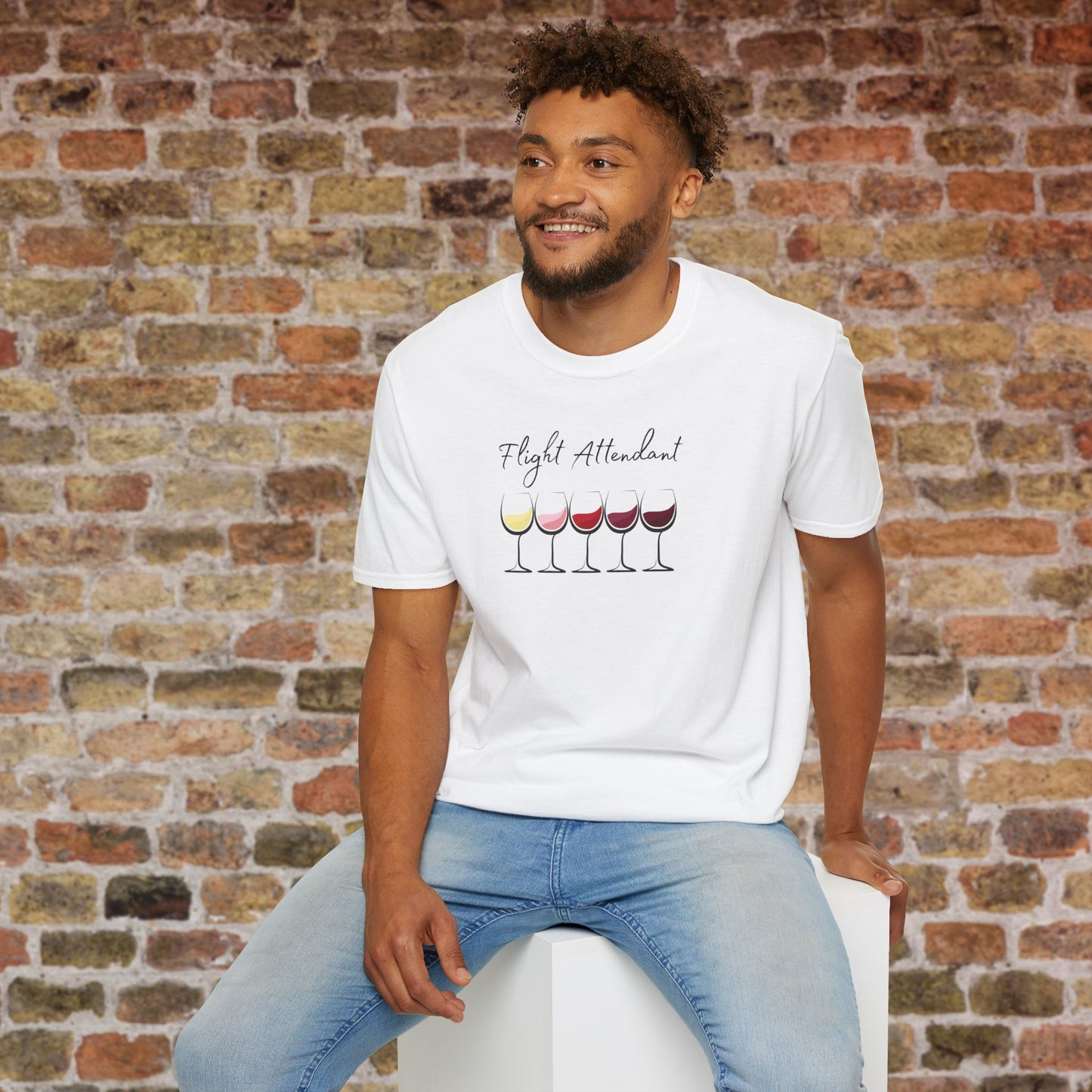Flight Attendant Crewneck Tee