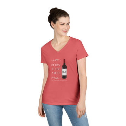 Born To Be Mild ladies V-Neck Tee