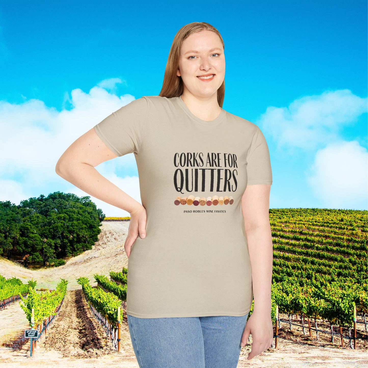 Corks Are For Quitters Unisex Softstyle T-Shirt