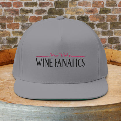 Paso Robles Wine Fanatics Embroidered Flat Bill Cap